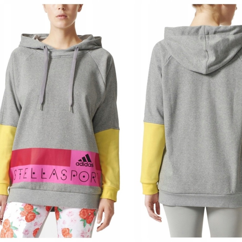 Stella McCartney Adidas Sweatshirt Hoodie Stellasport Colorblock Women’s Small
